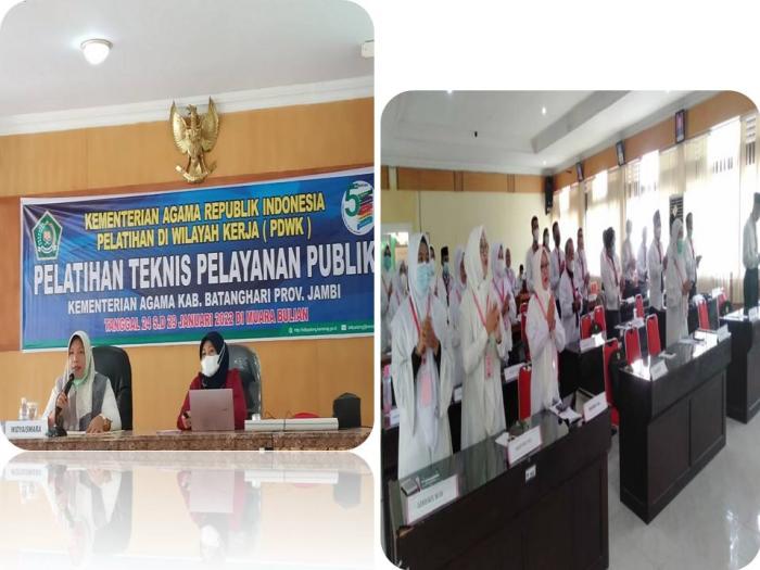 Kepala MAN 2 Batang Hari Tugaskan 1 Orang Pegawai ASN Ikuti Pelatihan Teknis Pelayanan Publik