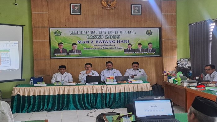 MAN 2 Batang Hari Tingkatkan Profesionalisme ASN Lewat Pembinaan